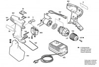 Bosch 0 603 936 466 Psr 14,4 Ves 2 Cordless Screw Driver 14.4 V / Eu Spare Parts